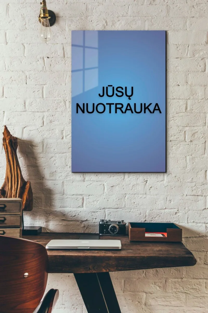 Nuotrauka ant metalo – aliuminio plokštė moderniame interjere